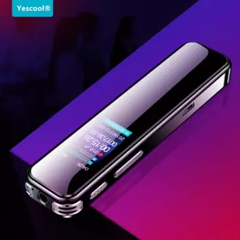 Цифровой диктофон с голосовой активацией и bluetooth, диктофон, запись аудио на большие расстояния, mp3-плеер, шумоподавление, WAV запись