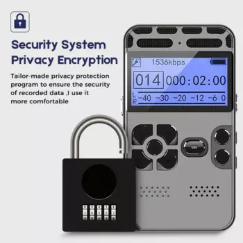 Цифровой диктофон V35, умный проигрыватель с функцией шумоподавления, HD Hi-Fi, mp3-плеер, TF-карта, 32 ГБ