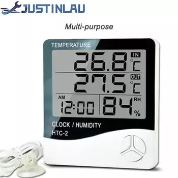 Цифровой термогигрометр JUSTINLAU