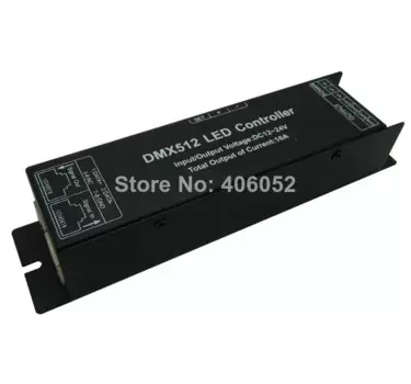 Цифровой трубчатый декодер DMX512 4CH 4A для RGB светодиодной ленты 12В-24В DC Бесплатная доставка 10 шт./лот