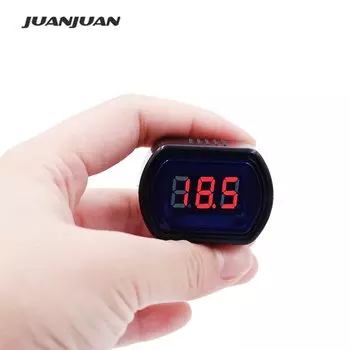 Цифровой вольтметр JUANJUAN для автомобиля 12В/24В