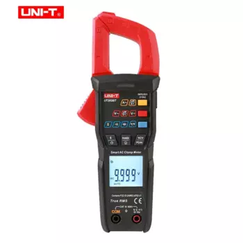 Цифровые клещи UNI-T UT202S UT202BT 600A 9999 отсчетов AC DC Напряжение тока NCV True RMS Автоматический тестер амперметра