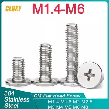 CLOXY Нержавеющие крестовые болты M1.4-M8