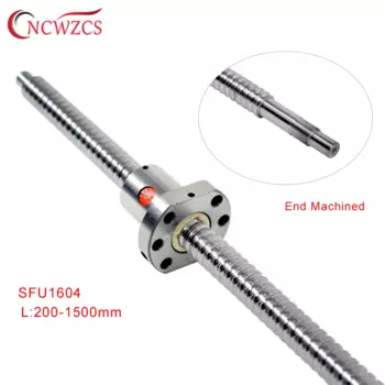CNC SFU1604 шариковый винт C7 роликовый винт с одной шариковой гайкой BK12/BF12 Концевая обработка CNC части RM1604 200 250 300 500 1200 мм