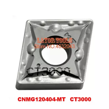 CNMG120404-MT CT3000, 10 шт. токарный станок с ЧПУ, специальное лезвие, подходит для внешнего круга, внутреннего отверстия, конца, CNMG120404 MT
