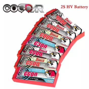 CODDAR 2S 7,6 V RC Cars Lipo Battery HV 4500Mah 6000Mah 6300Mah 6500Mah 6600Mah 130C/140C 150C для 1/10 моделей автомобилей Racing 2S1P LCG