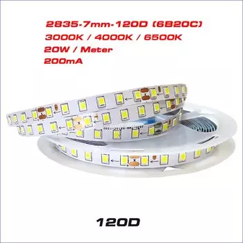 COMPYI светодиодная лента SMD2835 5 м белая тёплая нейтральная