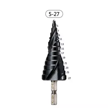conboom Ступенчатое сверло M35 кобальтовое TiAlN 1/4 дюйма