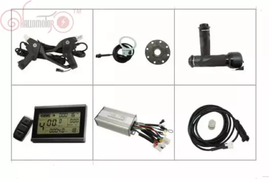 ConhisMotor 24В 500 Вт Ebike Kit контроллер с восстановительной и обратной функцией + ЖК-дисплей дроссельной заслонки PAS датчик скорости тормозные рычаги