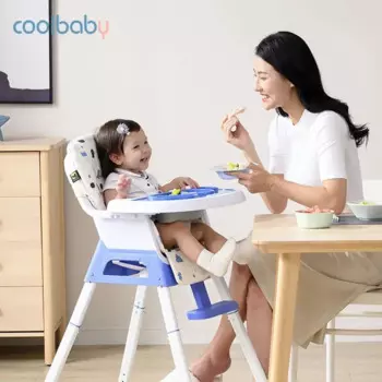 Coolbaby детский обеденный стул, складной многофункциональный детский стул, портативный стул для обучения еде ребенка