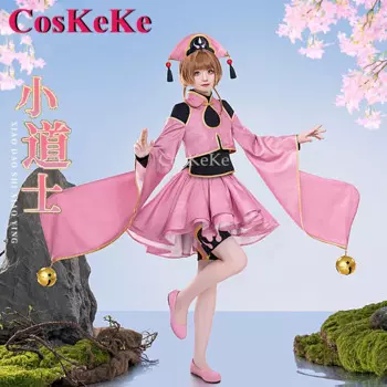 CosKeKe КИНОМОТО Сакура косплей аниме кардкоподъемник Сакура костюм Модный сладкий женский стиль