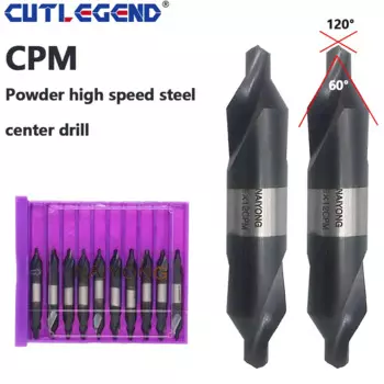 CPM P/ M HSS 60 ° A центральное сверло 1,0-6,0 мм, подходит для сверхтвердого металла из нержавеющей стали, токарные сверла с ЧПУ