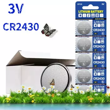 CR2430 3 В литиевая батарея CR 2430 DL2430 BR2430 280 мА/ч кнопочный Аккумулятор для ключей брелок для часов Будильник пульт дистанционного управления