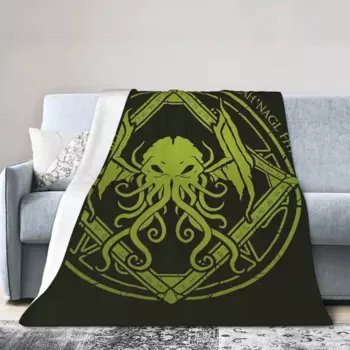 Cthulhu-одеяло с очаровательным дизайном, мягкое теплое Фланелевое покрывало, постельное белье для кровати, гостиной, пикника, путешествия, дивана для дома