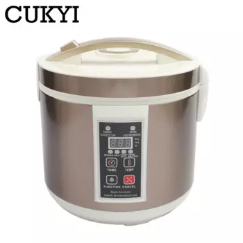CUKYI 5L / 6L автоматический ферментатор Черного Чеснока, бытовой DIY zymolysis кастрюля, 110 В 220 В, машина для ферментации Черного Чеснока, ЕС