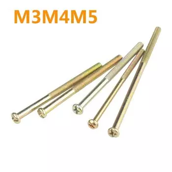 Цветное цинковое покрытие винты M3 M4 M5