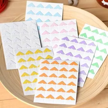 Цветные бумажные уголки для фотоальбома HarPaper 192 шт