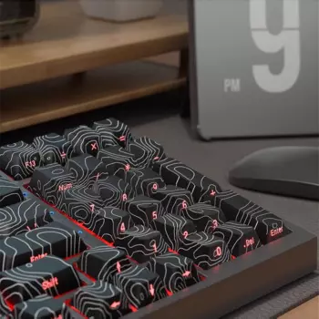 Цветные механические колпачки клавиатуры PBT, колпачки для клавиш Cherry MX Cool с индивидуальной боковой печатью, спецификация OEM, поддержка ANSI ISO