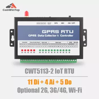 CWT5113-2 11DI 4AI 5DO Gsm Gprs 4g Wi-Fi модуль дистанционного сбора данных Rtu модем
