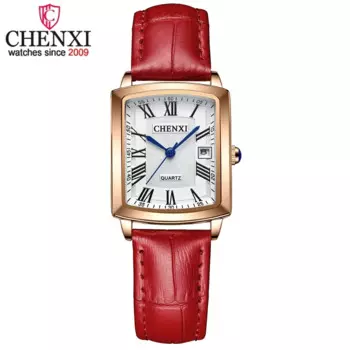 CX-079 CHENXI Роскошные Брендовые женские часы, повседневные женские кварцевые наручные часы с кожаным ремешком, водонепроницаемые часы с браслетом