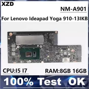 Материнская плата CYG50 NM-A901 для Lenovo YOGA 910-13IKB Материнская плата ноутбука I7 / I5 CPU 8 ГБ.16 ГБ ОЗУ 100% тестовая работа