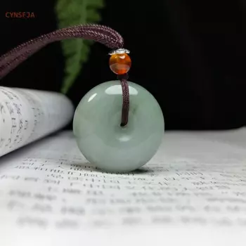 CYNSFJA новые настоящие сертифицированные натуральные китайские кварцит нефрит унисекс счастливые амулеты мир Пряжка нефрит кулон подарки на день рождения распродажа