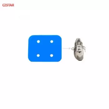 Czstar 300 шт. высокое качество Спорт uhf RFID бирка для обуви четыре отверстия impinj чип бирка водонепроницаемая многоразовая UHF Marathon гоночный чип времени
