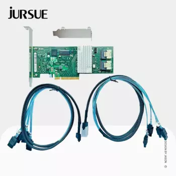 D2607-A21 = LSI 9211-8i RAID контроллер карты SAS FW:P20 IT Mode PCIe Расширительная карта для ZFS frenas unRAID + 2 * SFF8087 SATA кабель