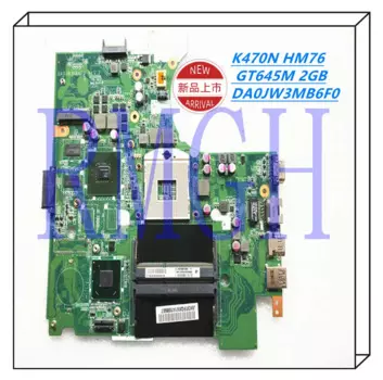 DA0JW3MB6F0 оригинальная материнская плата для ноутбука Hasee K470N K470N HM76 GT645M 2 Гб