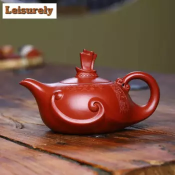 Dahongpao красивый чайник Yixing сырая руда чайники ручной работы фиолетовая глина красивый чайник китайская чайная церемония фотоемкость 180 мл