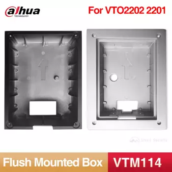Dahua оригинальный VTM114 видеодомофон с утопленным креплением коробка VTO кронштейн для дверного звонка Монтажные Аксессуары для детской модели