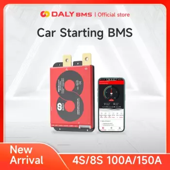 Daly Smart Truck Bms 4S 8S LiFepo4 литиевая батарея BMS напряжение 24 В 48 В 100 А 150 А 200 А для запуска автомобиля