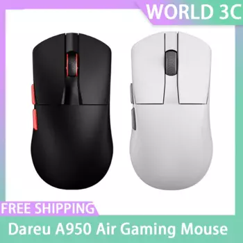 Dareu A950 Air Mouse 8 кГц Bluetooth Беспроводная игровая мышь Paw3395 26000 точек на дюйм Мышь E-Port Gamer Мыши Легкий офис