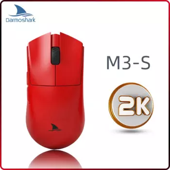 Darmoshark M3S 2 кГц киберспортивная беспроводная игровая Bluetooth мышь 26 к точек на дюйм PAW3395 оптическая мышь для компьютера, ноутбука с приемником 2K
