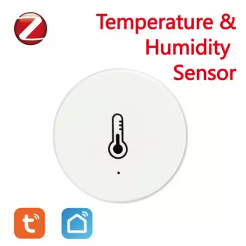 Датчик влажности ZigBee Tuya Smart Life с приложением, комнатный гигрометр, детектор, работает с устройствами Tuya для автоматизации сцены
