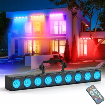DayFlicker 4 в 1 настенная шайба 36 Вт 9 светодиодов Rgbw Lights Channel подходит для домашних вечеринок КТВ Клубные бары Свадьбы DJ