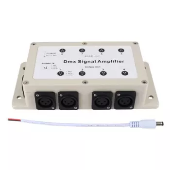 Dc12-24V 8-канальный выход Dmx Dmx512 светодиодный контроллер разделитель усилителя сигнала дистрибьютор для домашнего оборудования