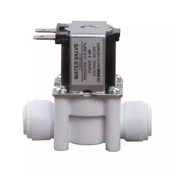 DC12V впускной клапан для воды для очистителя воды, очиститель воды, быстрая заглушка, электромагнитный клапан на входе воды, очиститель воды, аксессуары RO