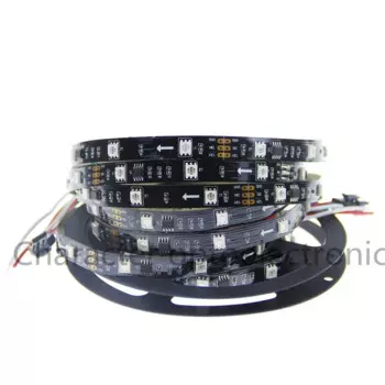 DC12V WS2811 5050 SMD RGB-лента адресуемая 30/60 светодиодов/м светодиодные пиксели внешний 1 управление ic 3 светодиода 5 м/рулон водонепроницаемый IP67/IP30