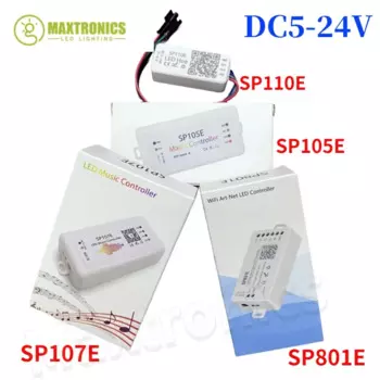 DC5-24V Bluetooth/музыка/WIFI пиксельный контроллер для WS2811 WS2812B SK6812 2801 RGB/RGBW APA102 SP105E SP107E SP110E светодиодный контроллер