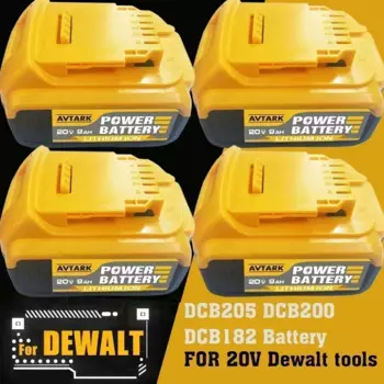 DCB180 20V Rechargeable Battery for DeWalt 18V power tools DCF887 DCG405 DCD791 DCF922 DCF880 Li-ion Battery Replacement 12.0Ah