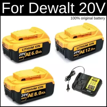 DCB200 20 В 12,0 Ач сменный литиевый аккумулятор для Dewalt 18 В DCB184 DCB200 DCB182 DCB180 DCB181 DCB182 DCB201 DCB206