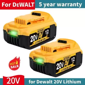 DCB200 аккумулятор 20 В, совместимый с Dewalt, замена электроинструментов DCF887 DCG405 DCF880 DCD791 DCF922 литиевая батарея 18 В 20 В 12 Ач