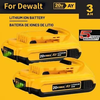 DCB203 Литий-ионный аккумулятор 18 В, 20 В, 3,0 Ач для Dewalt Max Tools DCB205 DCB206 DCB204 DCB200 DCB182 DCB180 DCB230 DCD DCF DCG Series