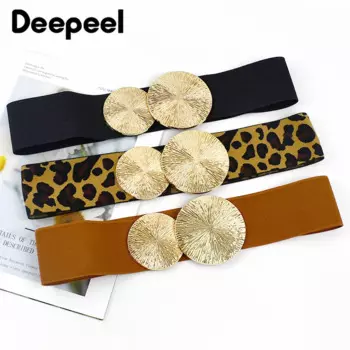 Deepeel 70 см модный женский эластичный широкий корсет пояса декоративный пояс для платья пальто костюм пояс аксессуары