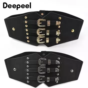 Deepeel 7,5*75 см западный корсетный пояс для женщин эластичный пояс на талии платья костюм ремни DIY украшения одежды аксессуар