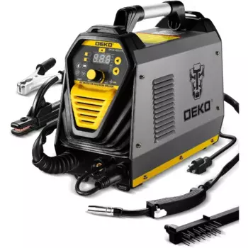 DEKOPRO 135Amp MIG/MMA сварочный аппарат, 110V Flux MIG/Stick/Gass MIG 3 в 1 СВАРОЧНЫЙ АППАРАТ IGBT DC Inverter