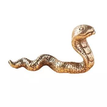 Декоративная фигурка змея из меди