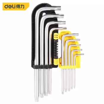 Deli Torx l-образный шестигранный ключ, гаечный ключ, набор, Метрическая Сливовая внутренняя отвертка, шестигранный ключ, много инструментов, бытовой инструмент для ремонта