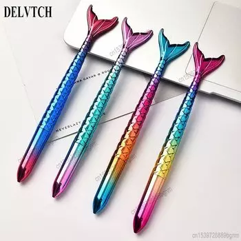 DELVTCH шариковая ручка русалка 1.0 мм синие